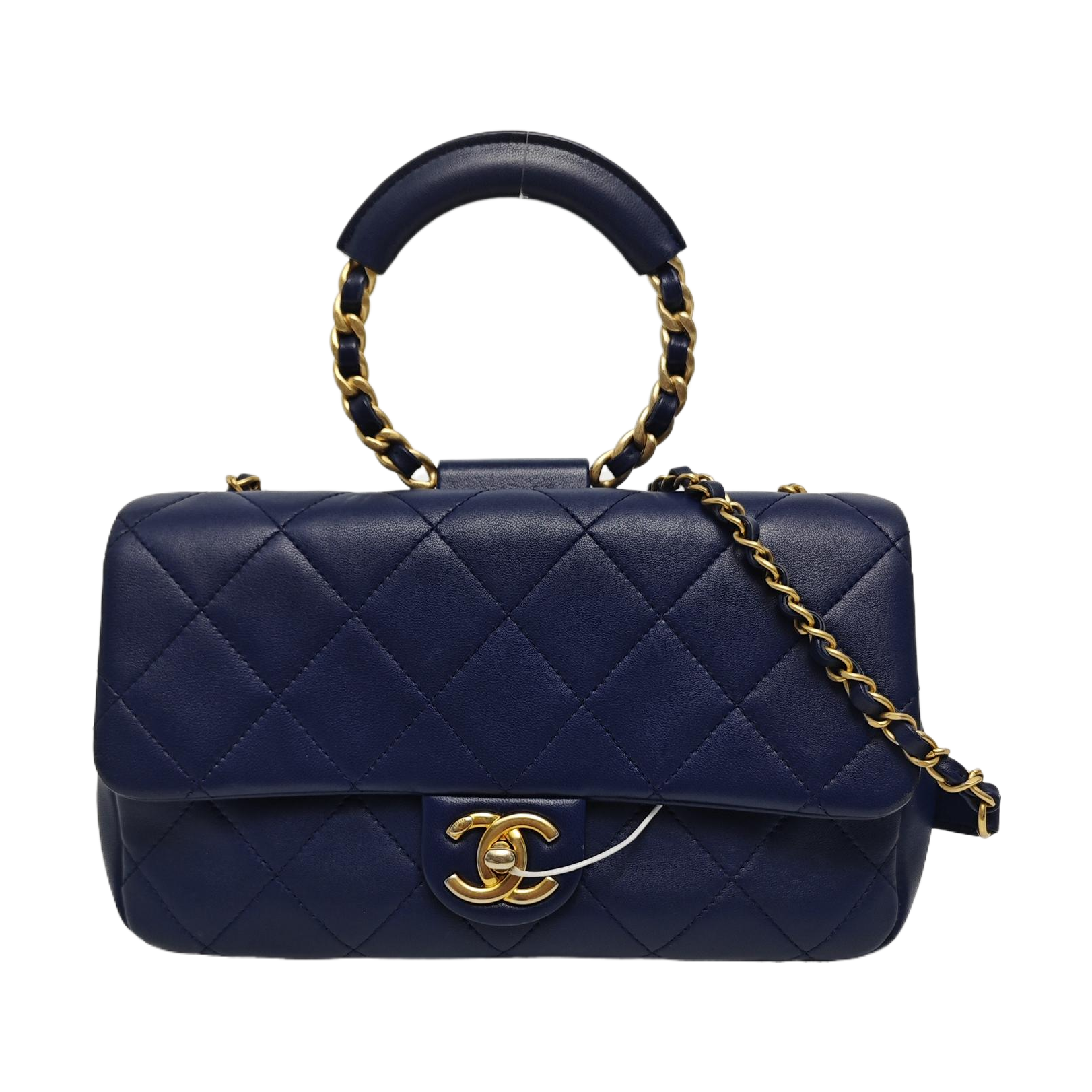 IN THE LOOP Quilted Lambskin Blue