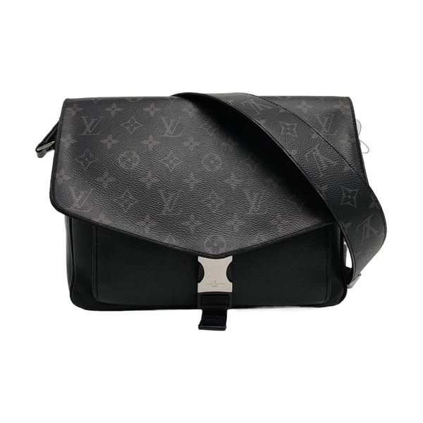 TAIGARAMA Monogram Coated Canvas Black