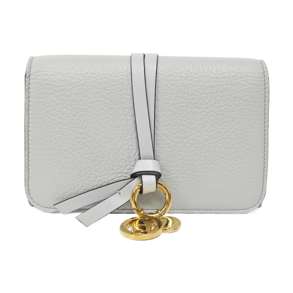 Alphabet Calfskin Green Wallet
