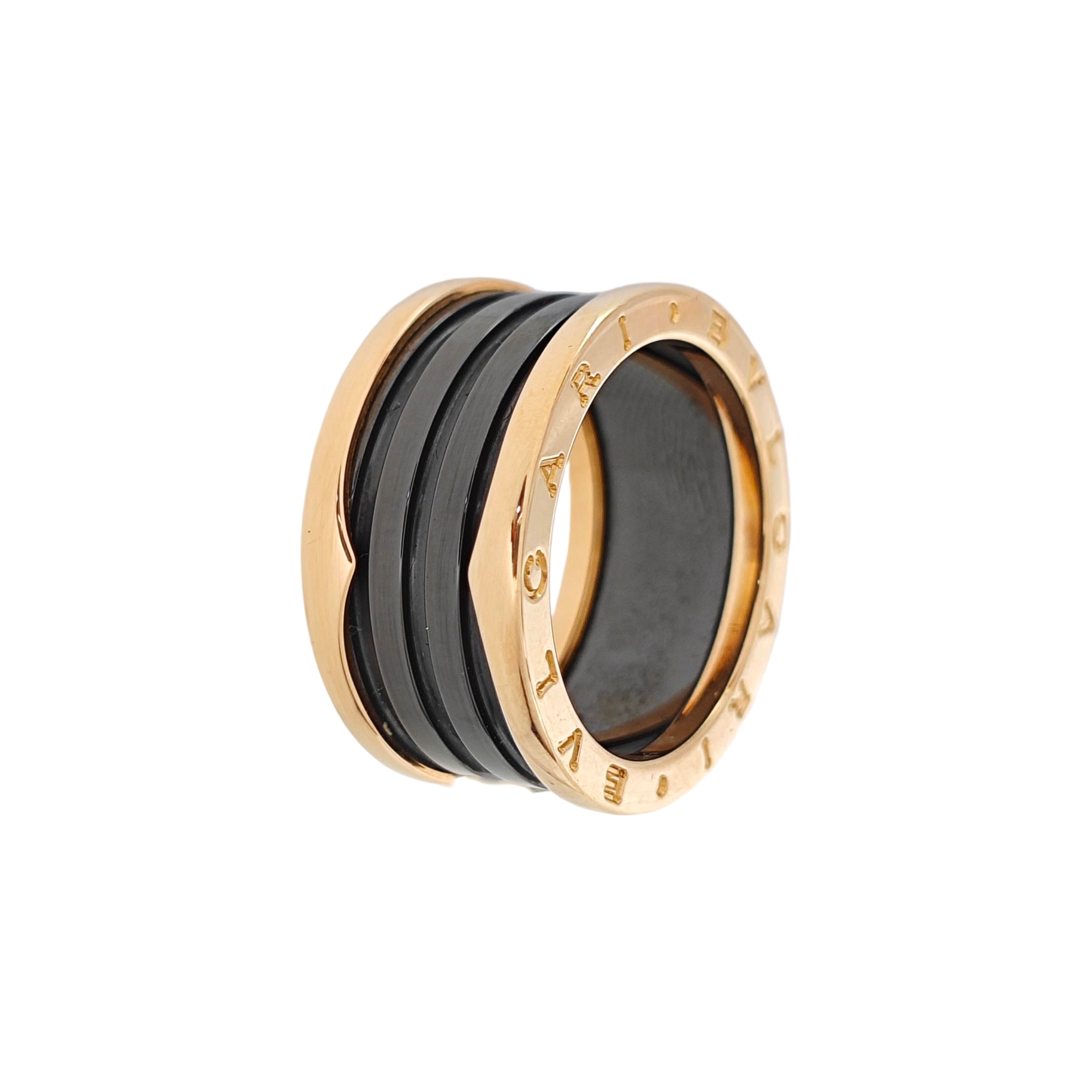 B.ZERO1 18k Rose Gold Ring EU 61