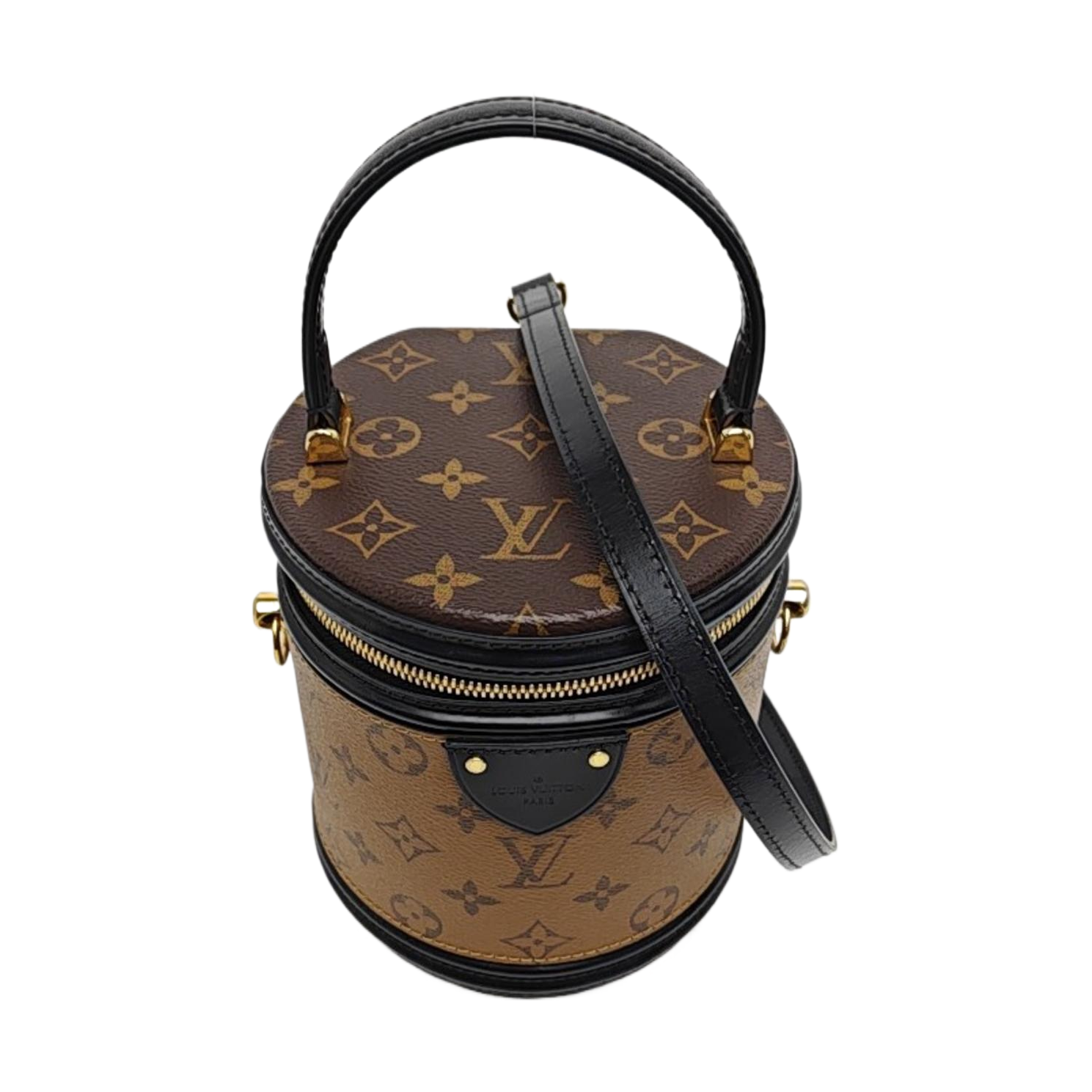 CANNES PM Monogram Coated Canvas Brown