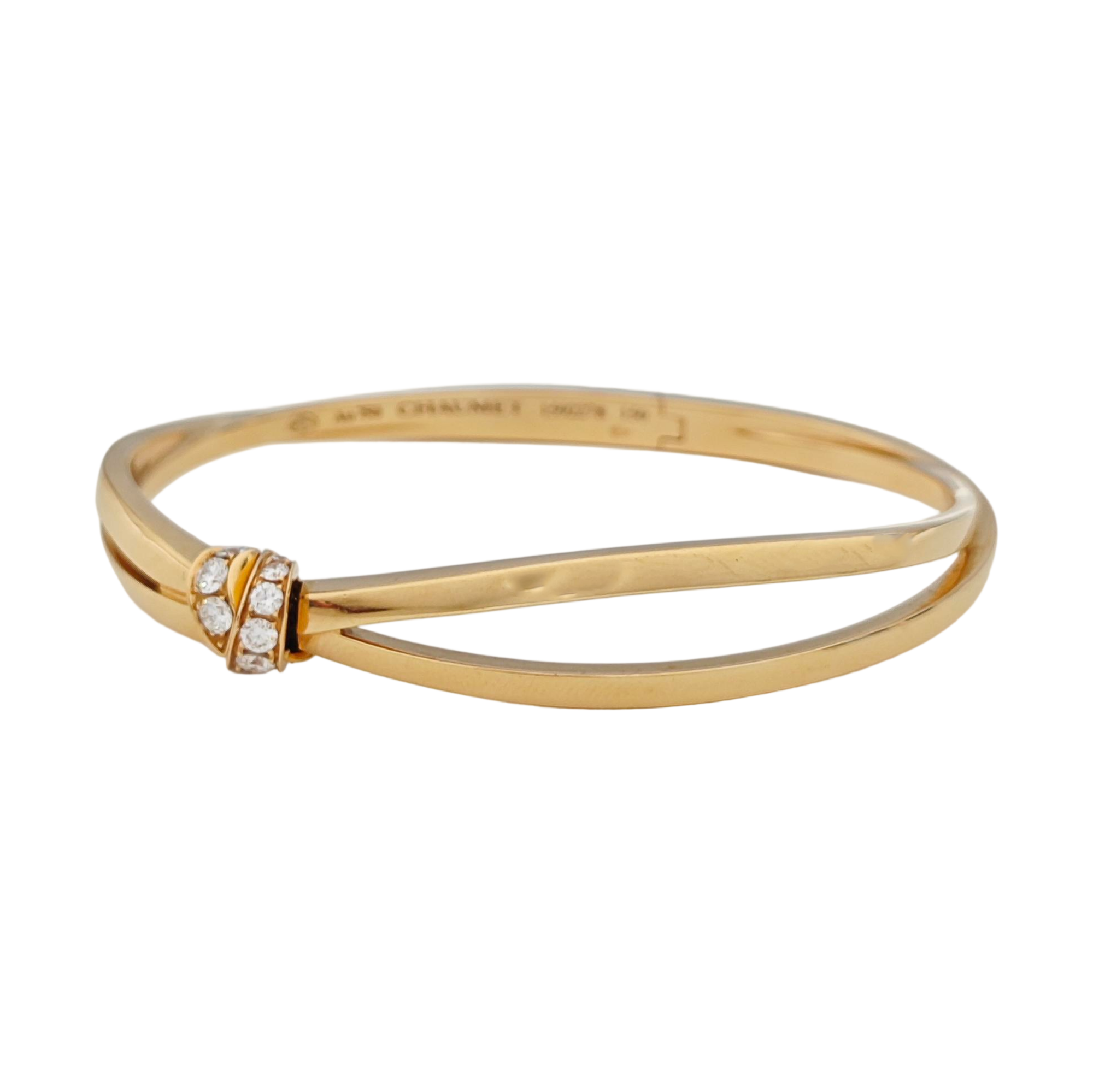 Liens Évidence 18k Rose Gold Bangle