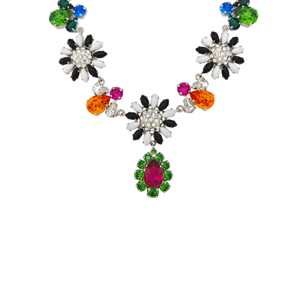 Synthetic Crystal Multicolor Necklace