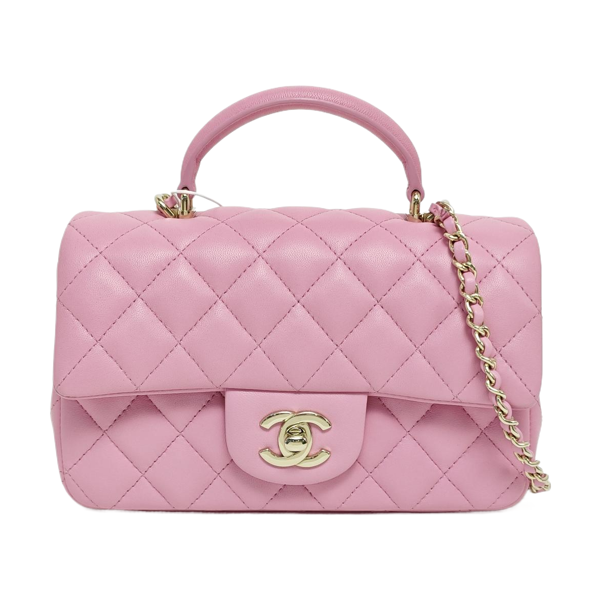 CLASSIC FLAP Mini Quilted Lambskin Purple