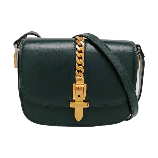 Sylvie 1969 Mini Calfskin Green