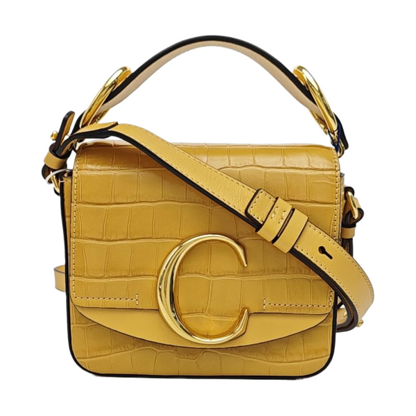 Chloé C Calfskin Yellow
