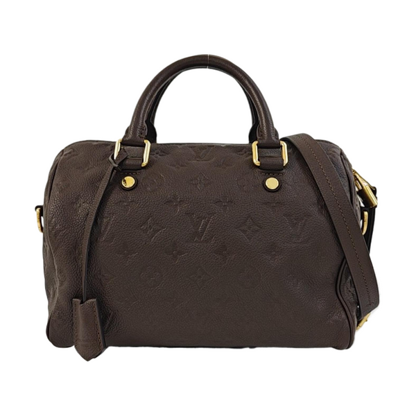 SPEEDY 25 Monogram Calfskin Brown