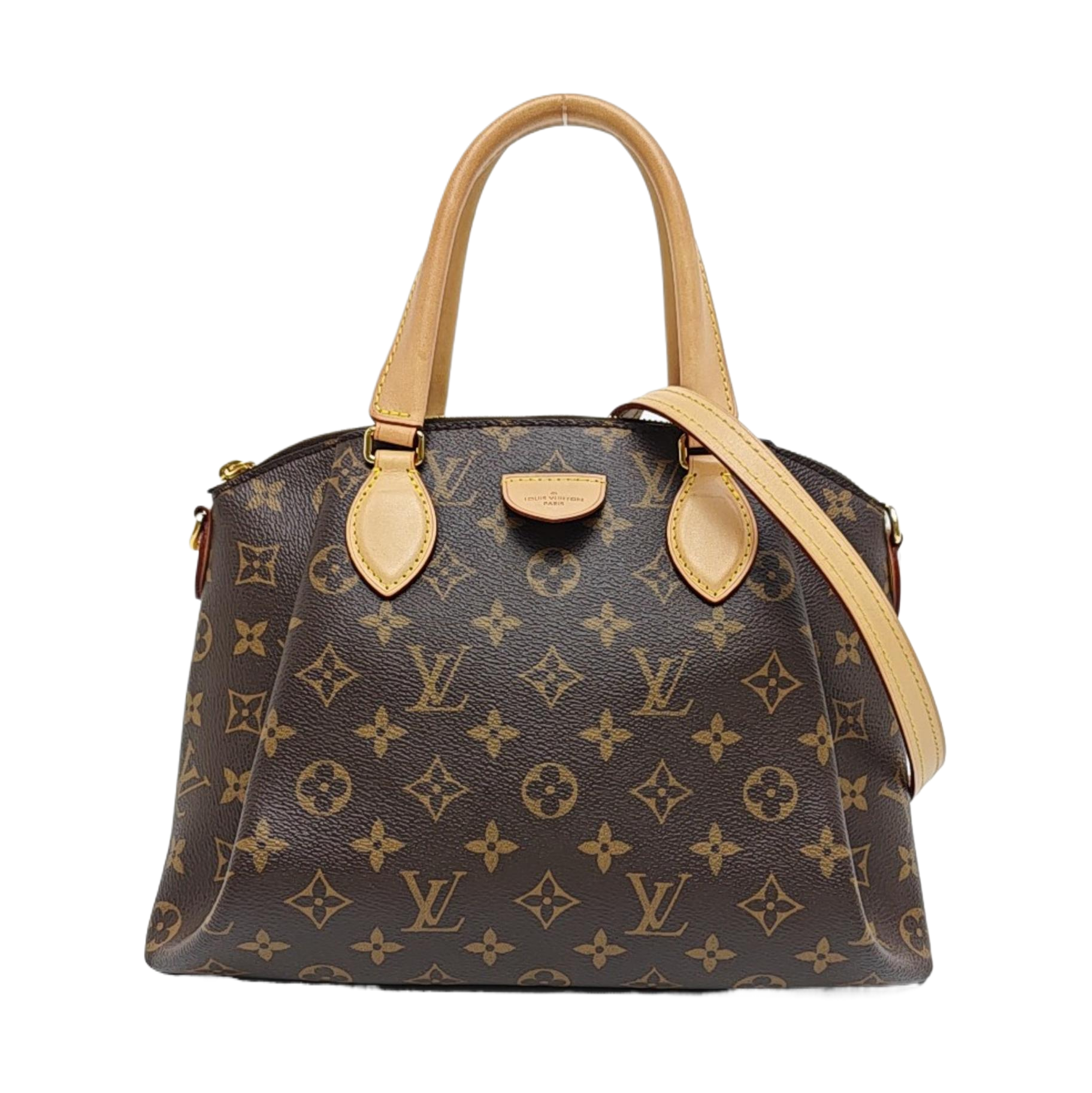 RIVOLI BB Monogram Coated Canvas Brown