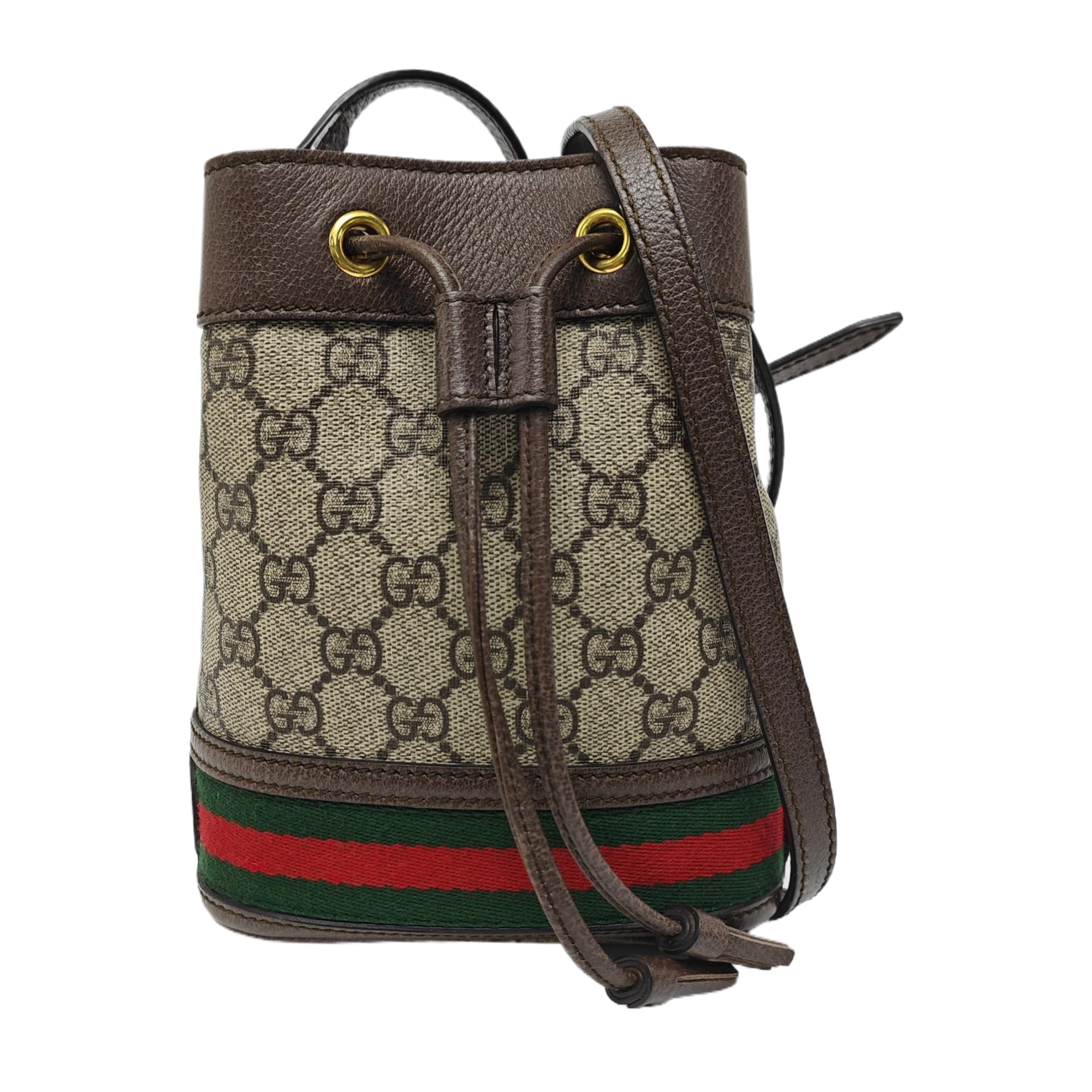 Ophidia Mini Monogram Coated Canvas Beige
