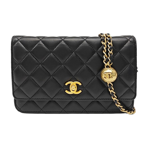 TRENDY CC Quilted Lambskin Black