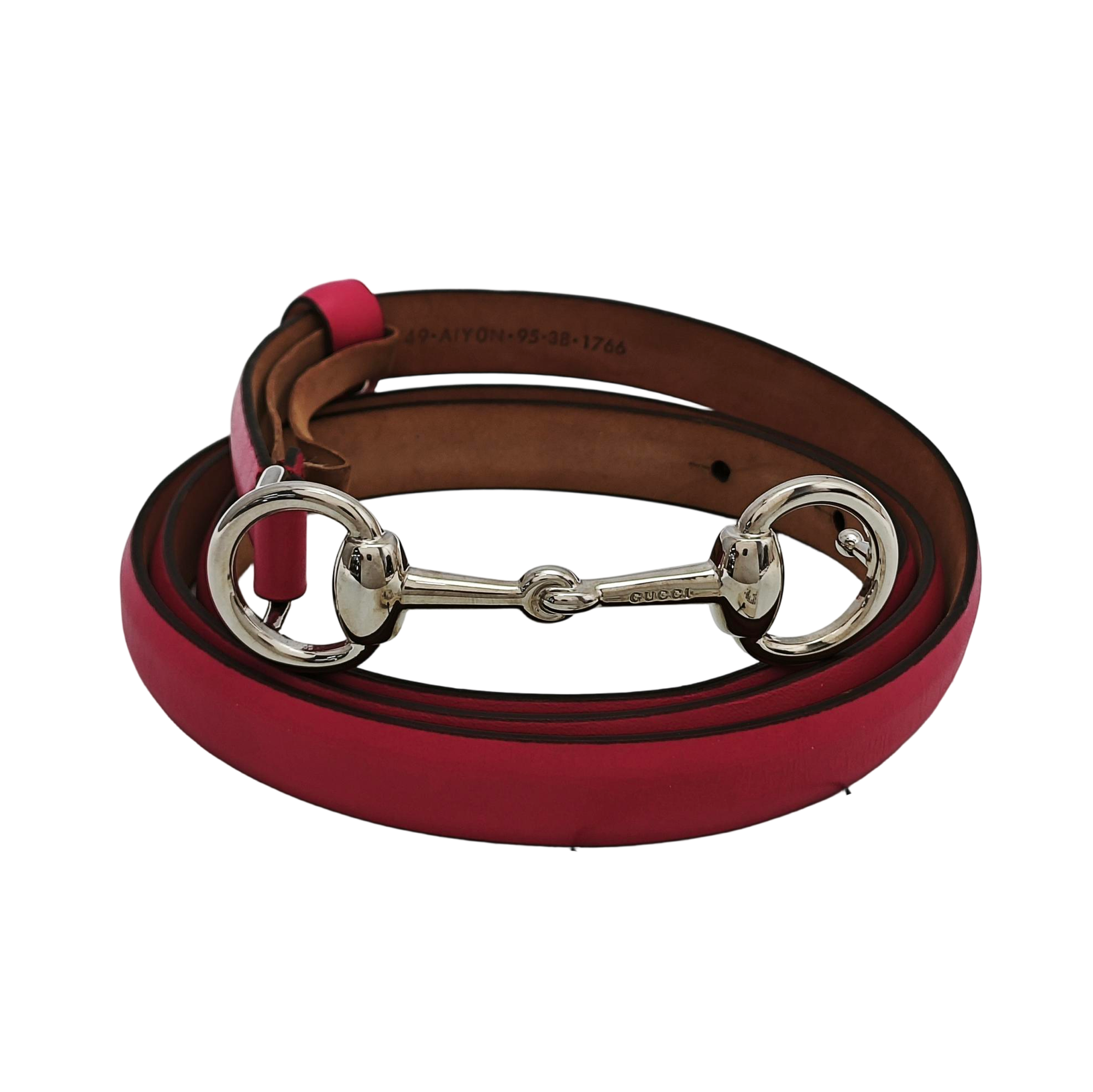 Leather Belt Red