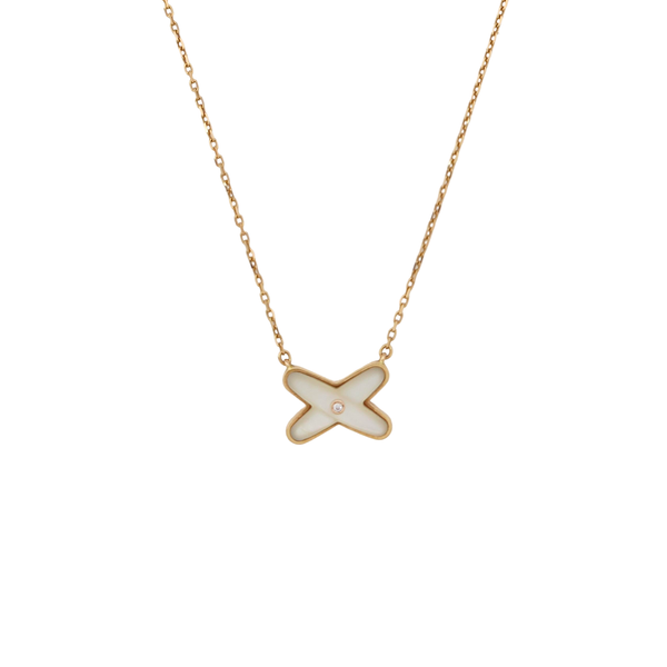 Jeux De Liens 18k Rose Gold Necklace
