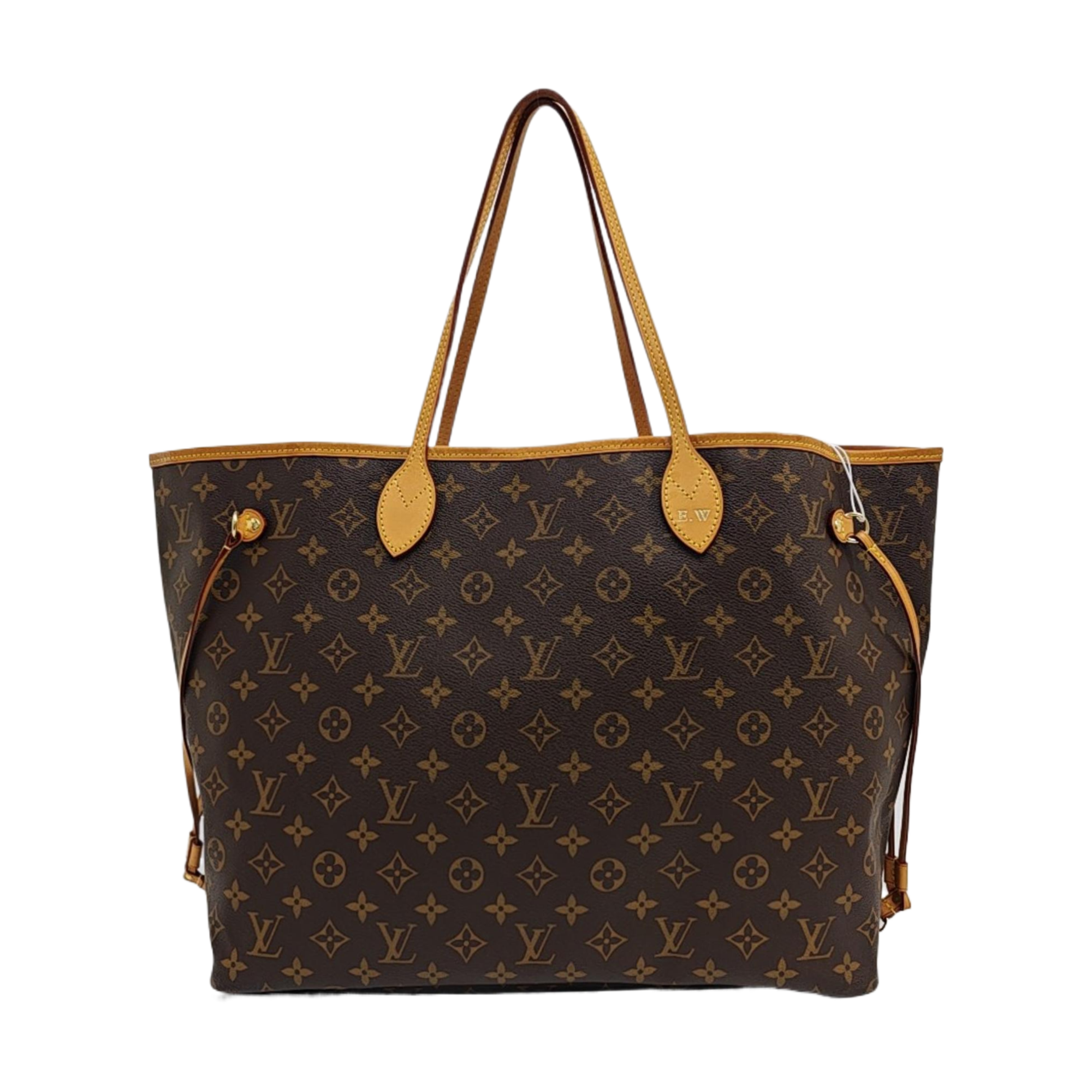 NEVERFULL GM Monogram Coated Canvas Brown