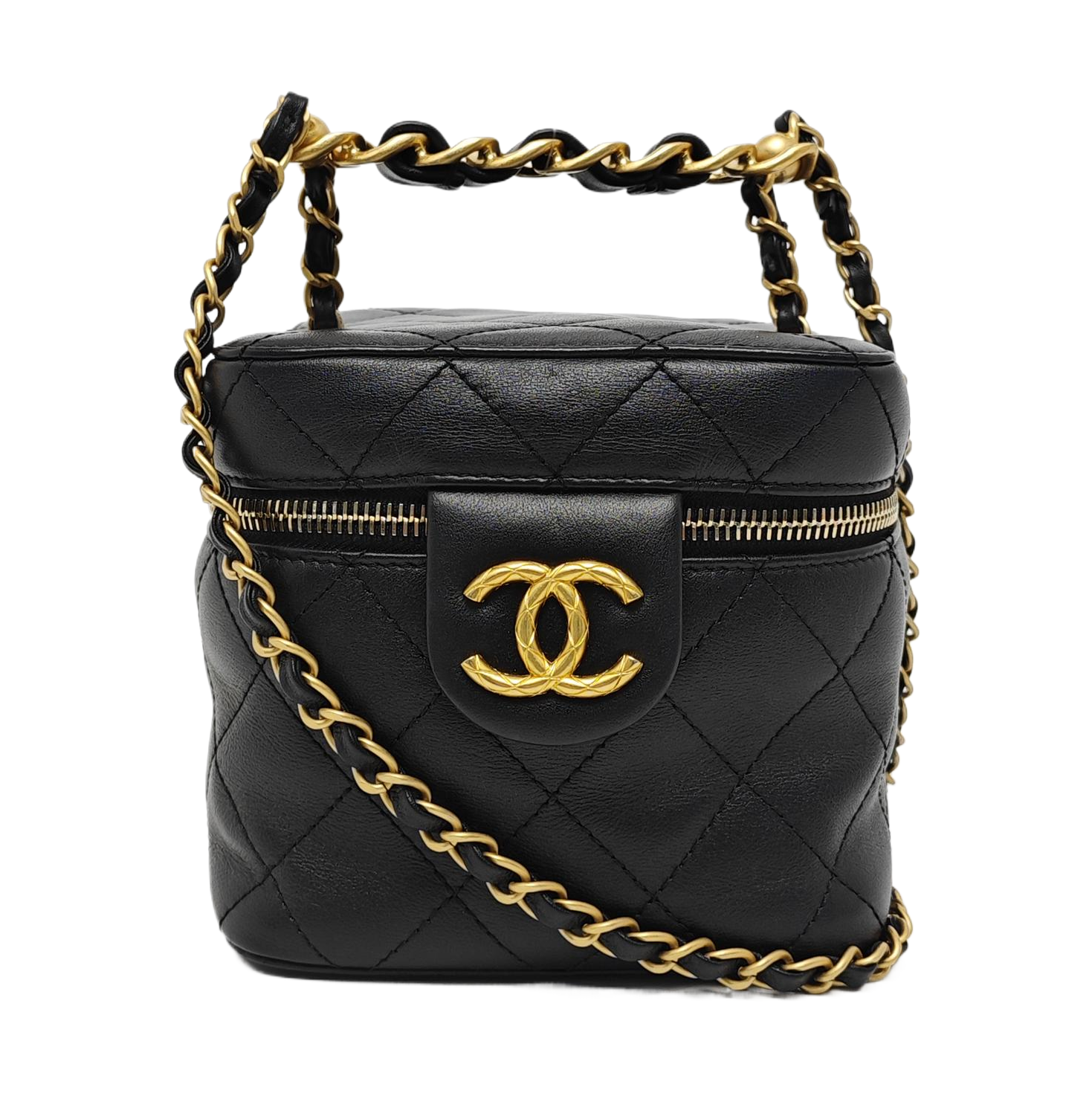 Quilted Calfskin Black