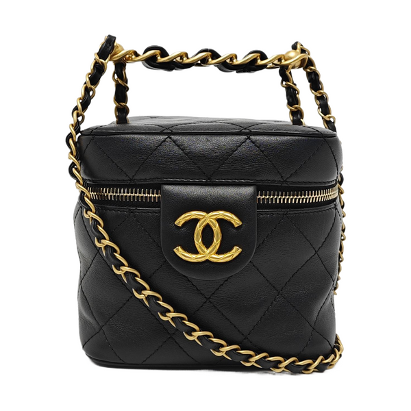 Quilted Calfskin Black