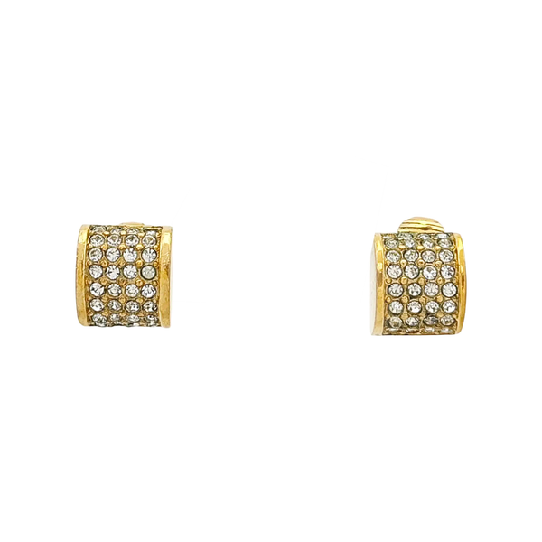 Metal Gold Clip On Earrings