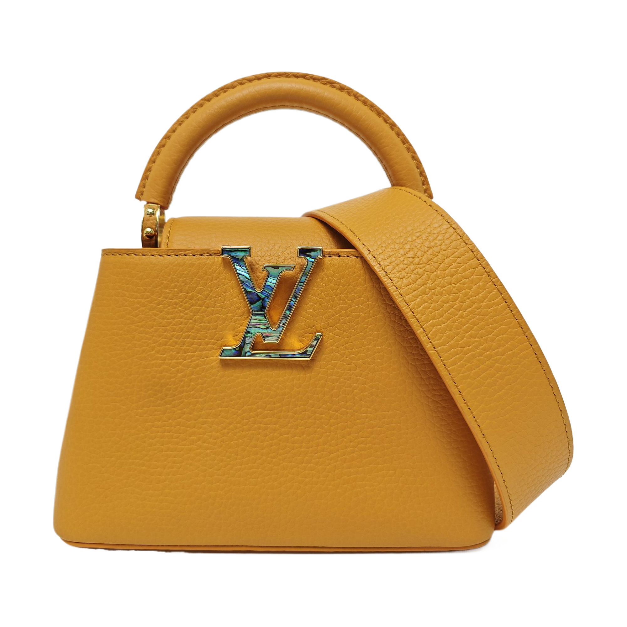 CAPUCINES Mini Calfskin Orange
