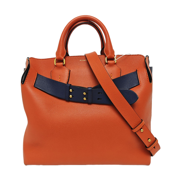 The Belt Large Calfskin Orange