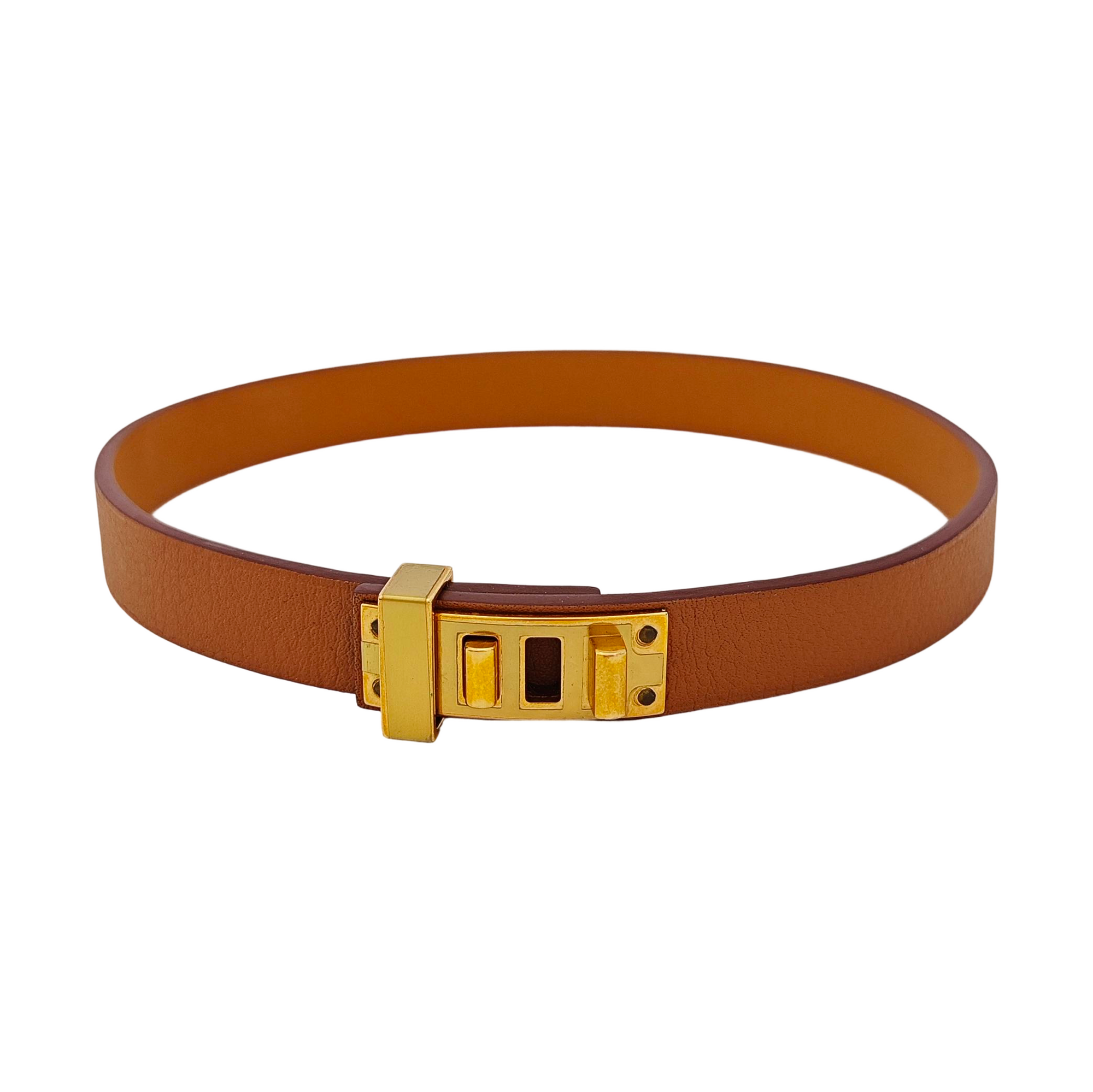 Kelly Leather Brown Bracelet