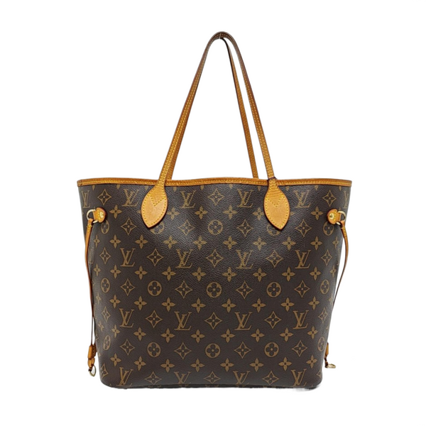 NEVERFULL MM Monogram Coated Canvas Brown