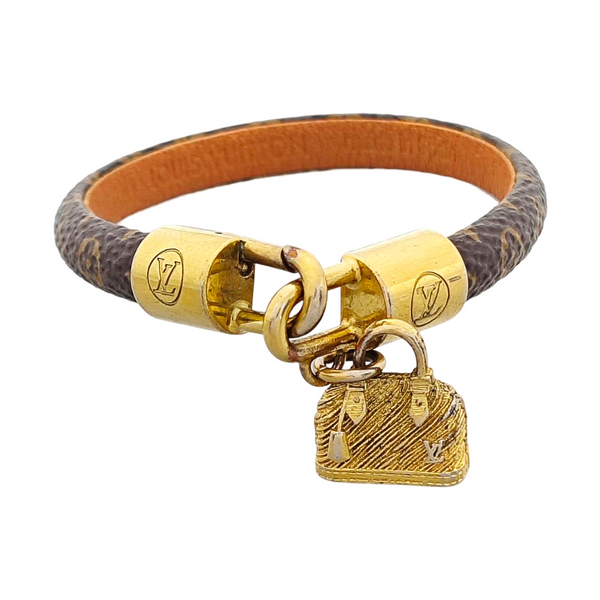 ALMA Leather Brown Bangle