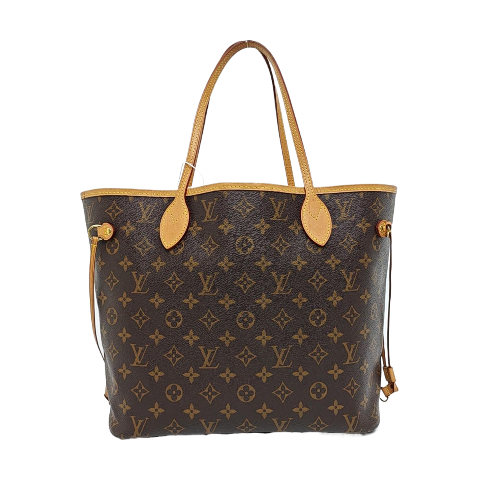 NEVERFULL MM Monogram Coated Canvas Brown