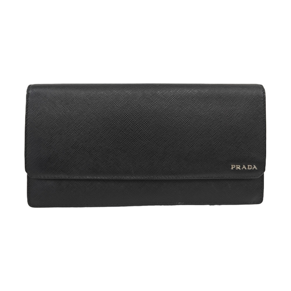 Saffiano Calfskin Wallet Black