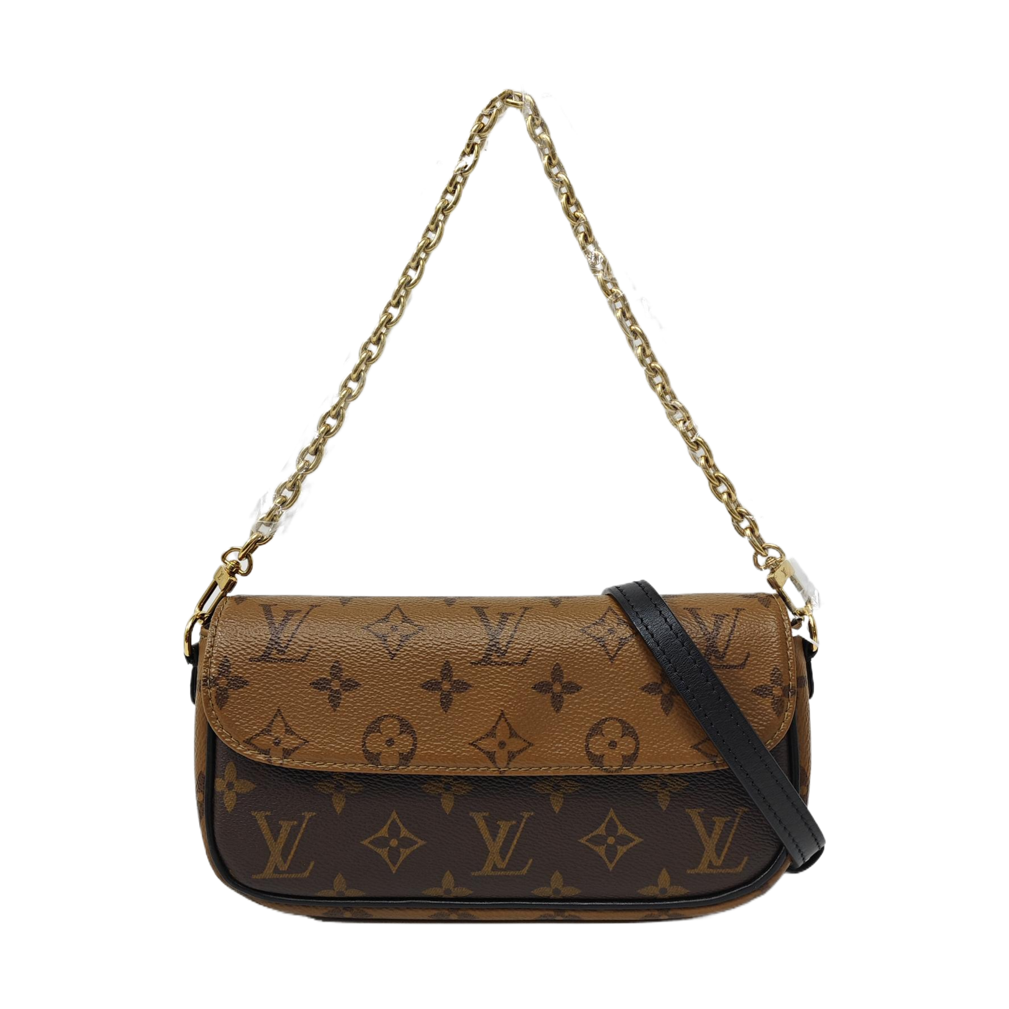 IVY Monogram Coated Canvas Brown