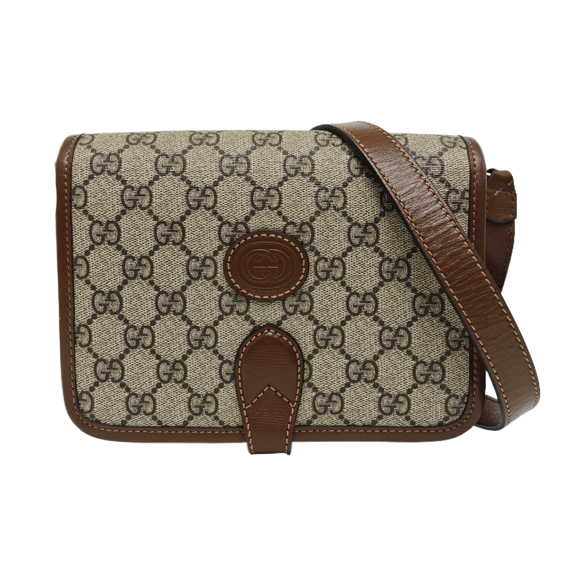 Retro Mini Monogram Coated Canvas Beige