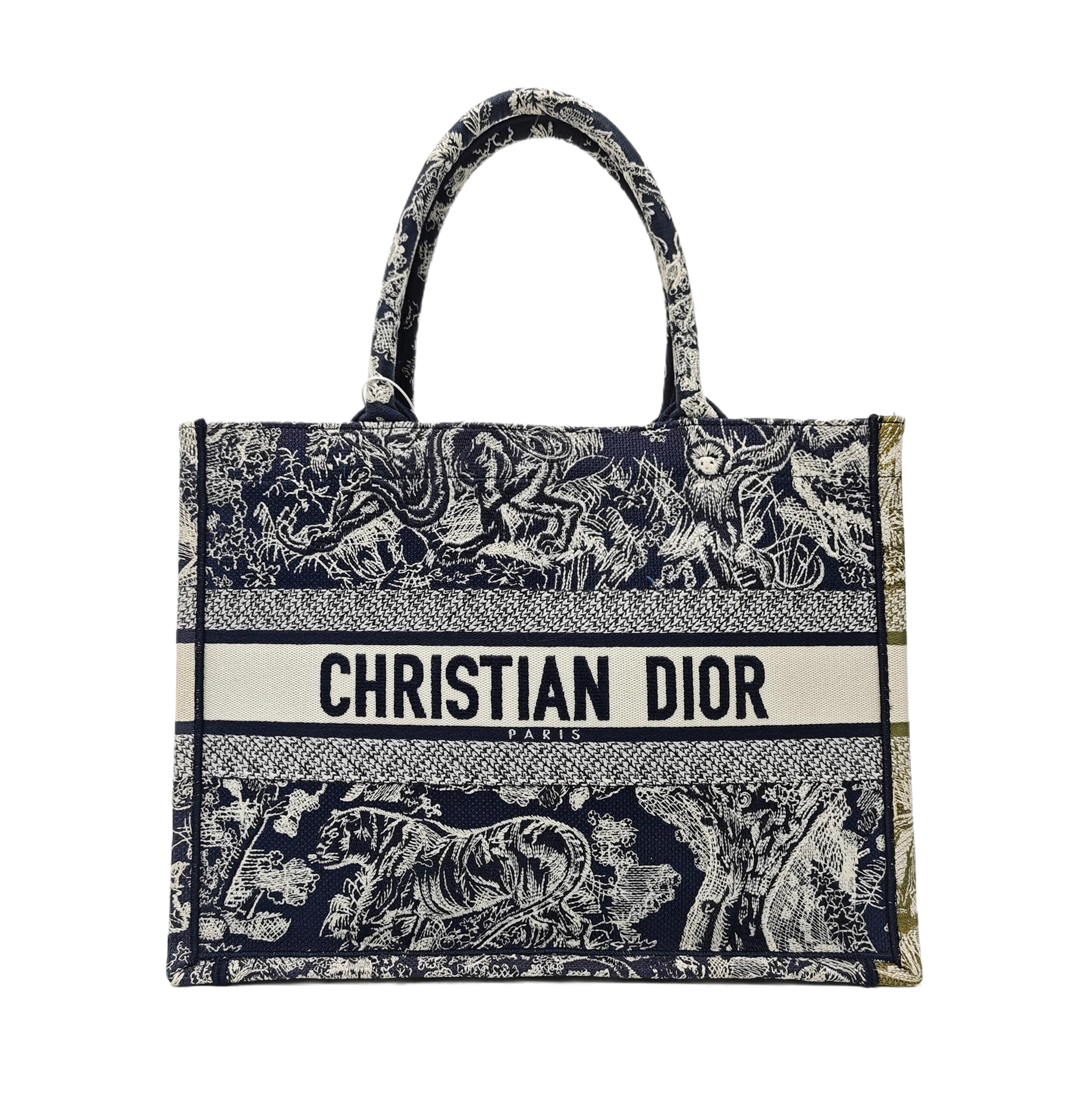 Book Tote Medium Fabric Blue
