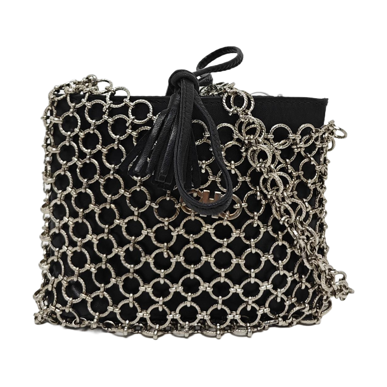 Lambskin Shoulder Bag Black