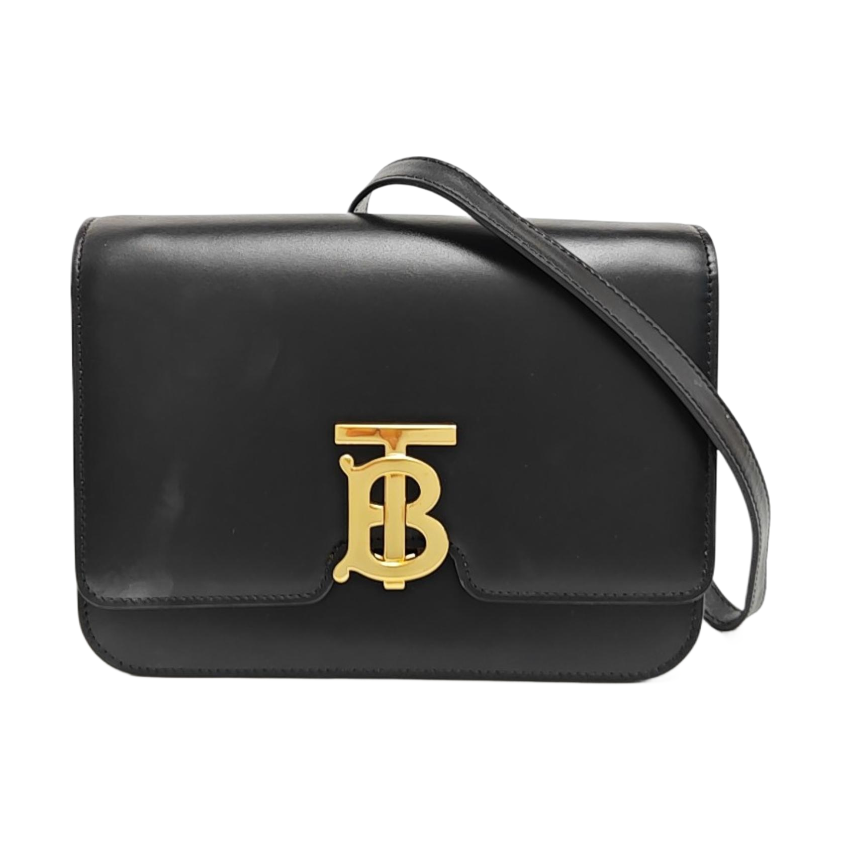 TB Small Calfskin Black