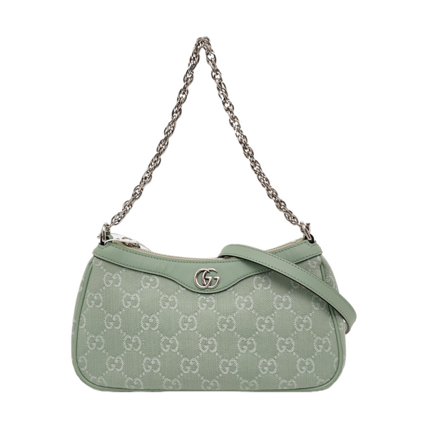 Ophidia Small Monogram Canvas Green