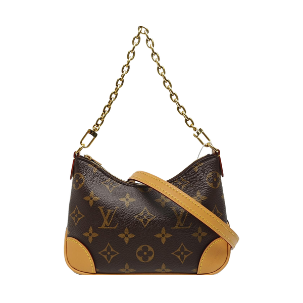BOULOGNE Nano Monogram Coated Canvas Brown