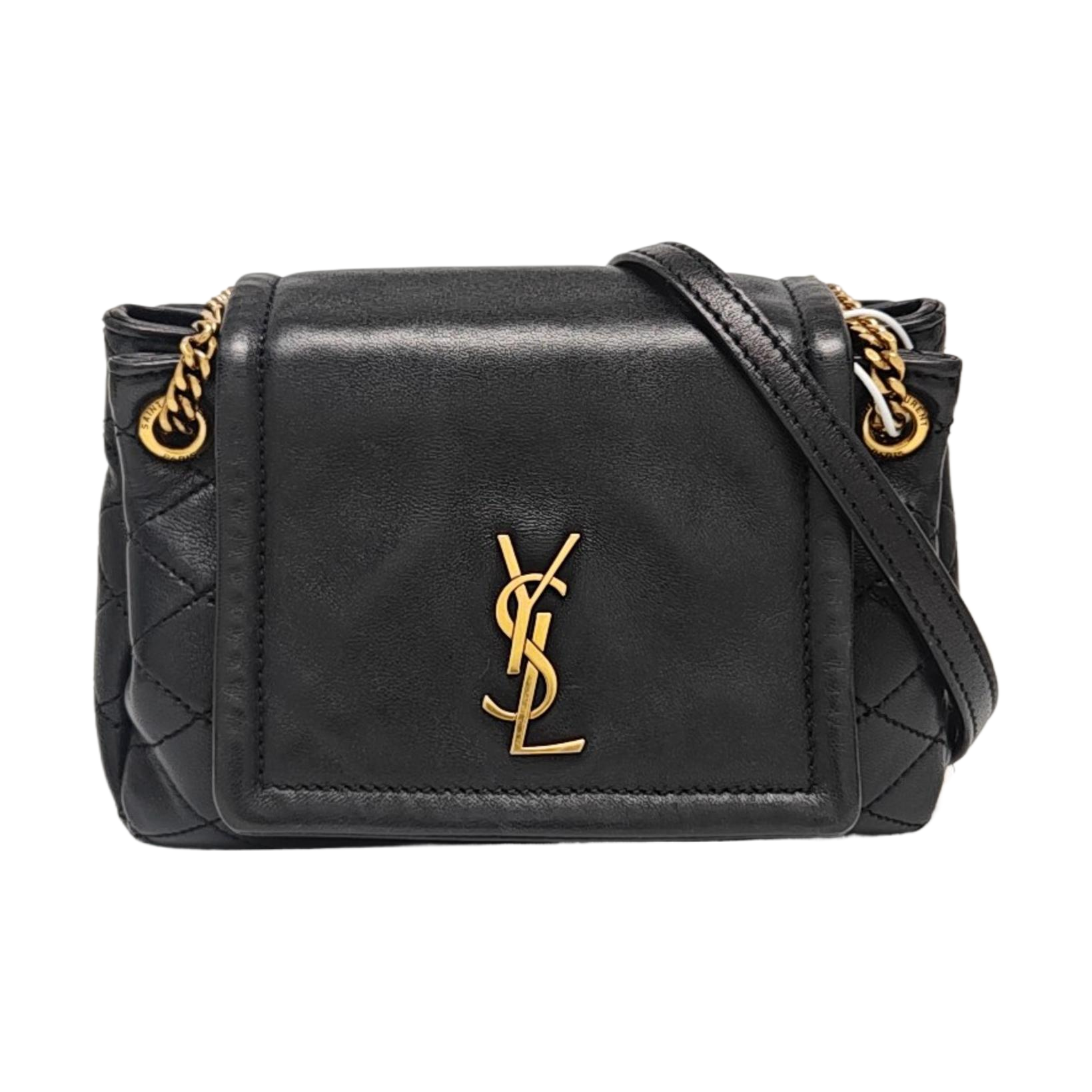 NOLITA Mini Quilted Lambskin Black