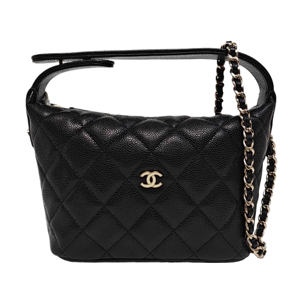 HOBO Quilted Grained Calfskin Black