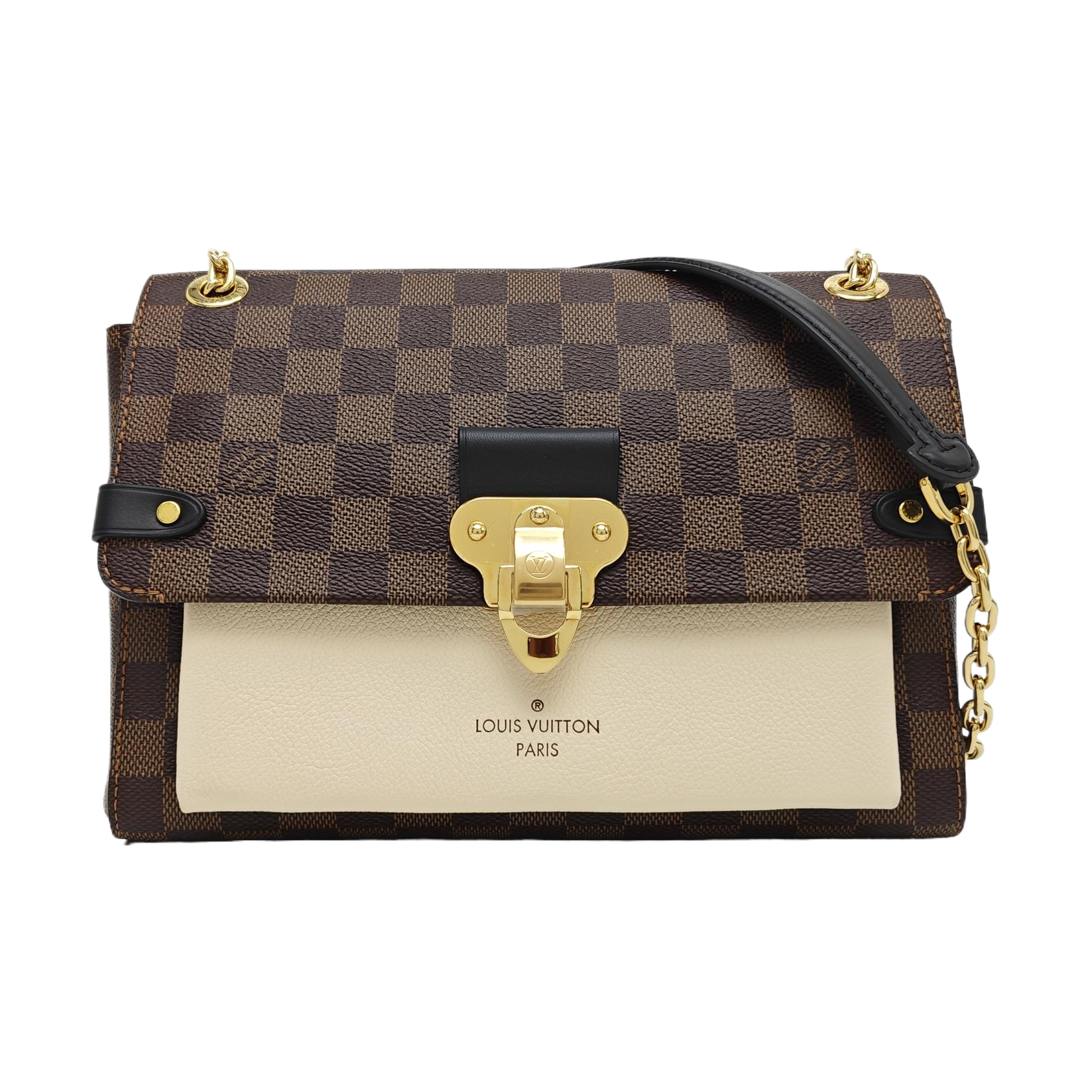VAVIN PM Damier Ebene Coated Canvas Brown