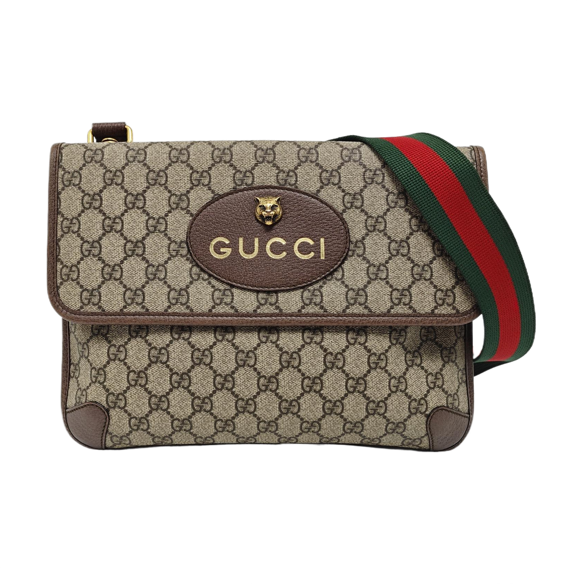 Neo Vintage Large Monogram Coated Canvas Brown
