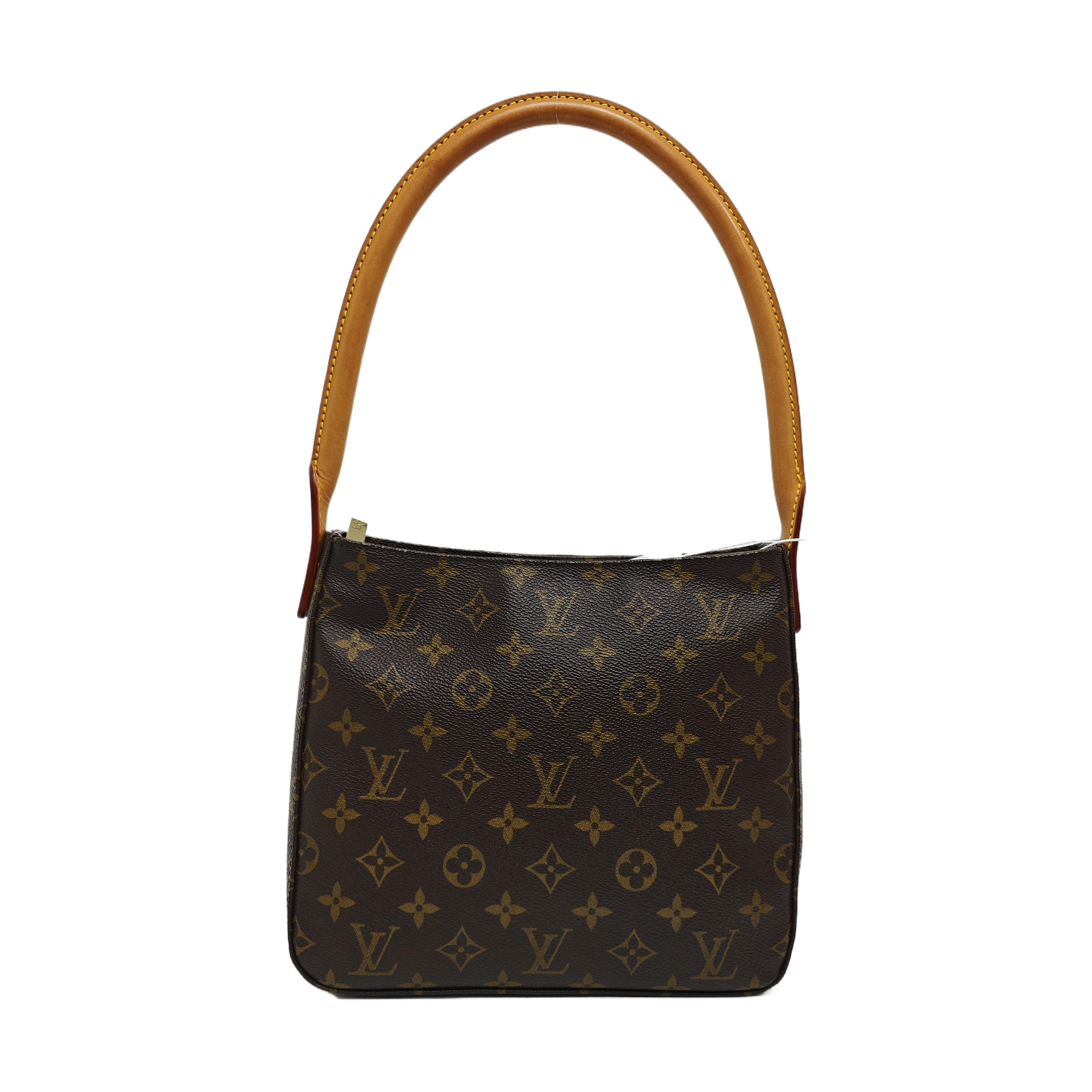 LOOPING MM Monogram Coated Canvas Brown