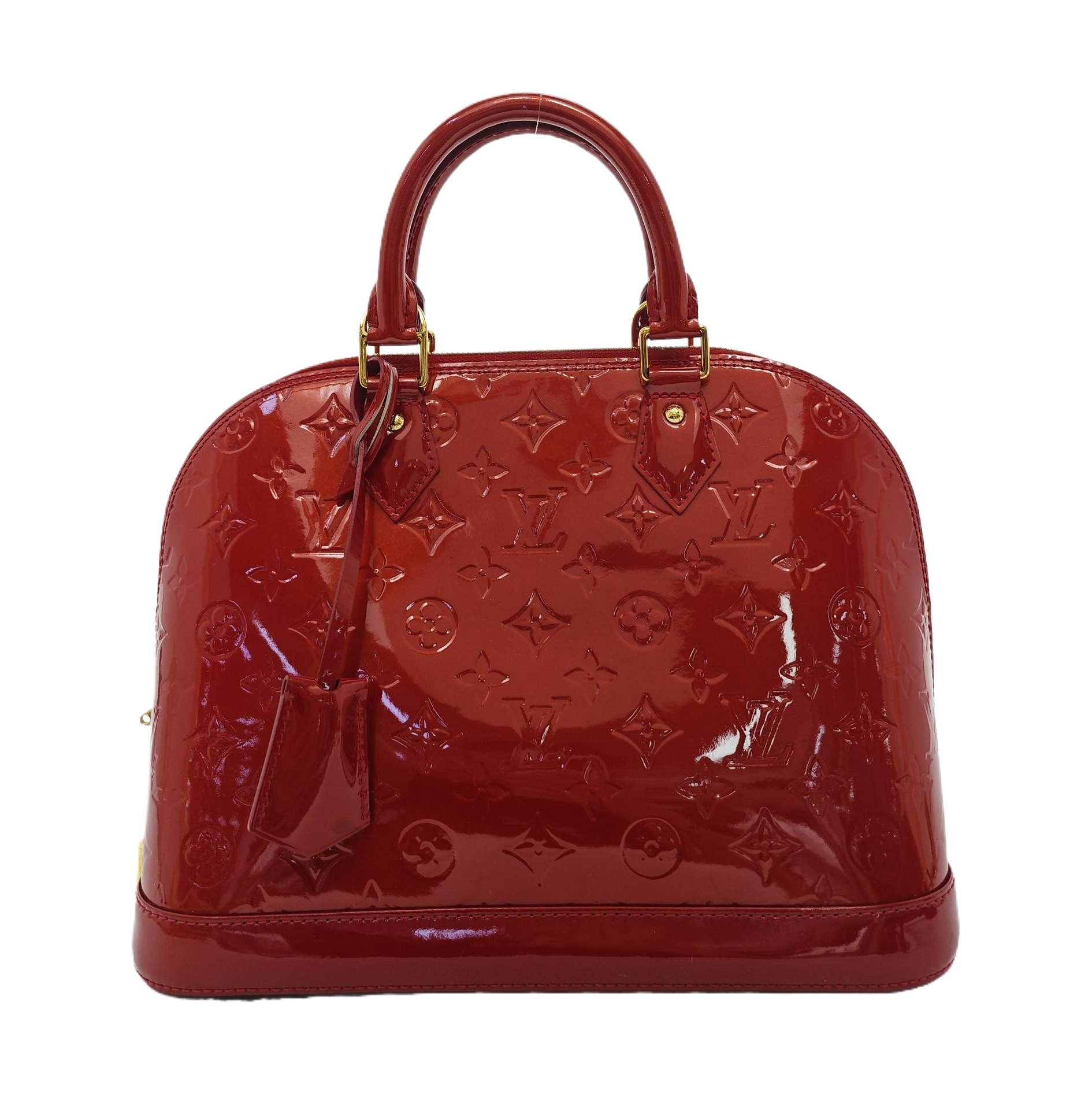 ALMA PM Patent Leather Red