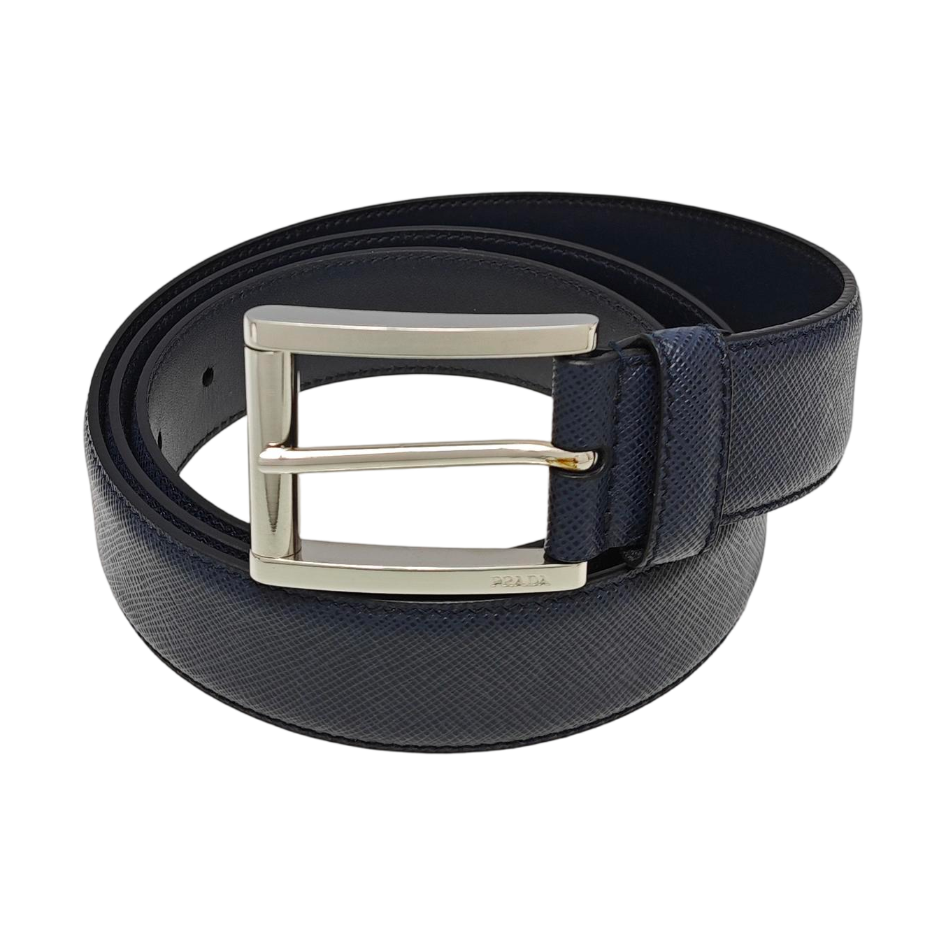 Leather Belt Blue