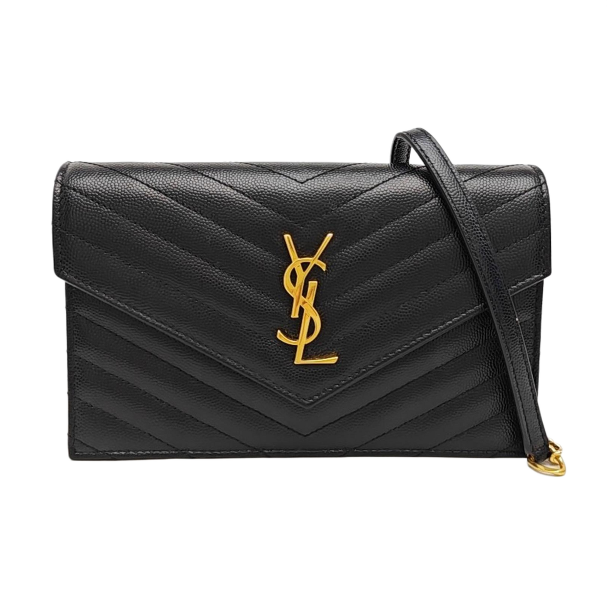 MONOGRAM WOC Chevron Calfskin Black