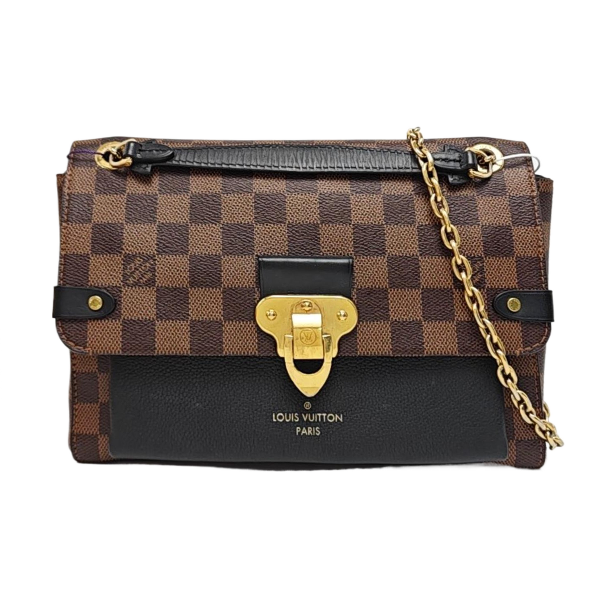 VAVIN PM Damier Ebene Coated Canvas Brown