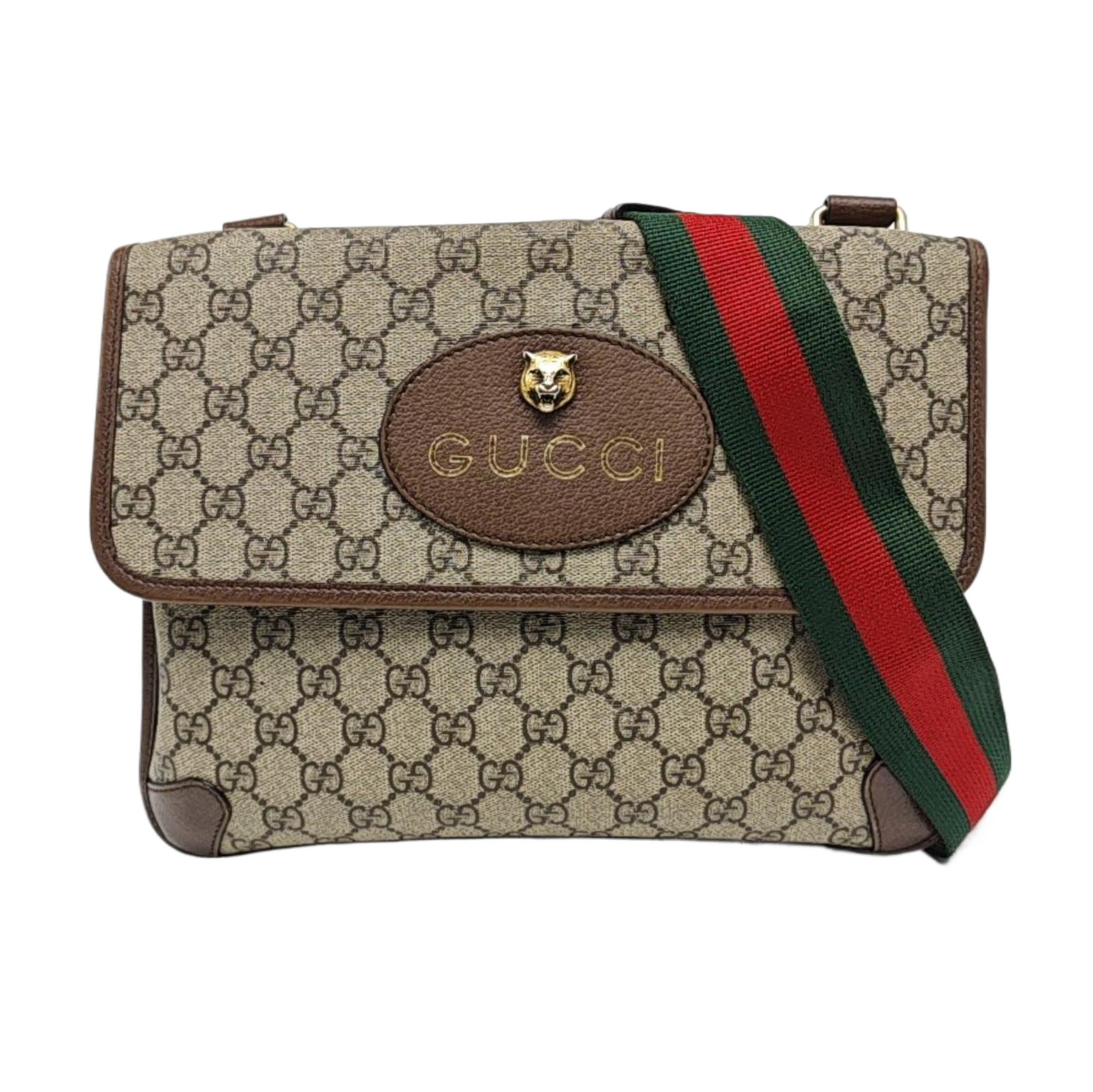 Neo Vintage Large Monogram Coated Canvas Brown