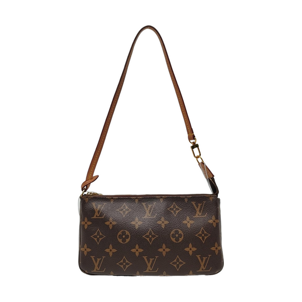 ACCESSOIRES GM Monogram Coated Canvas Brown