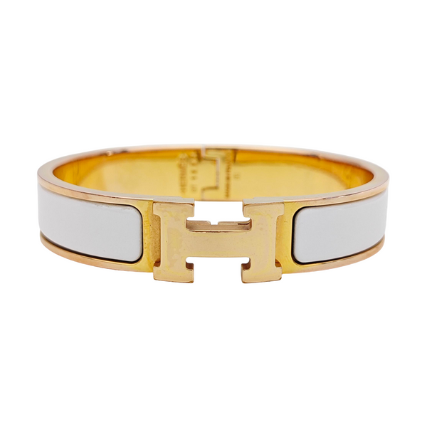 Clic H Metal Gold Bangle