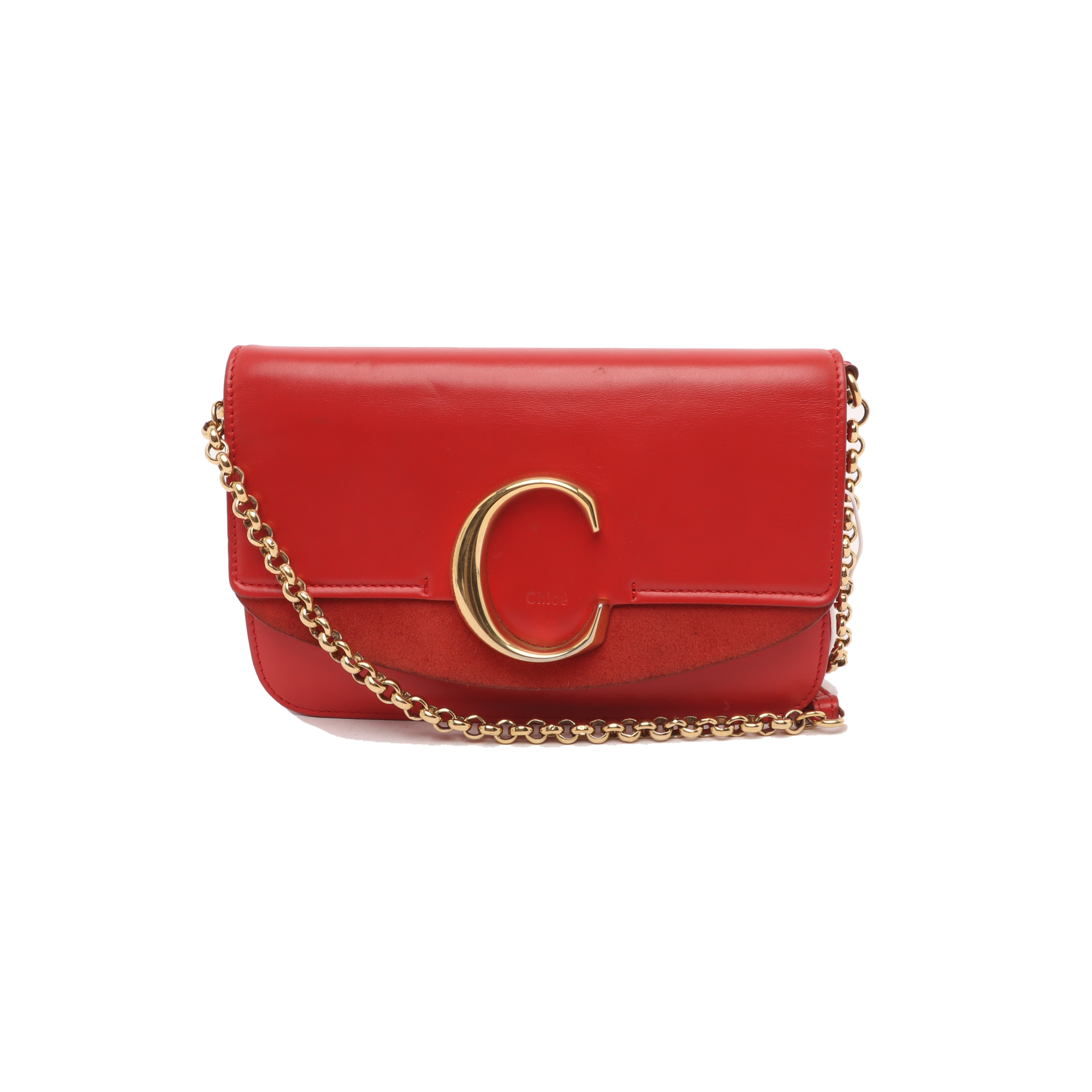 Chloé C Calfskin Red