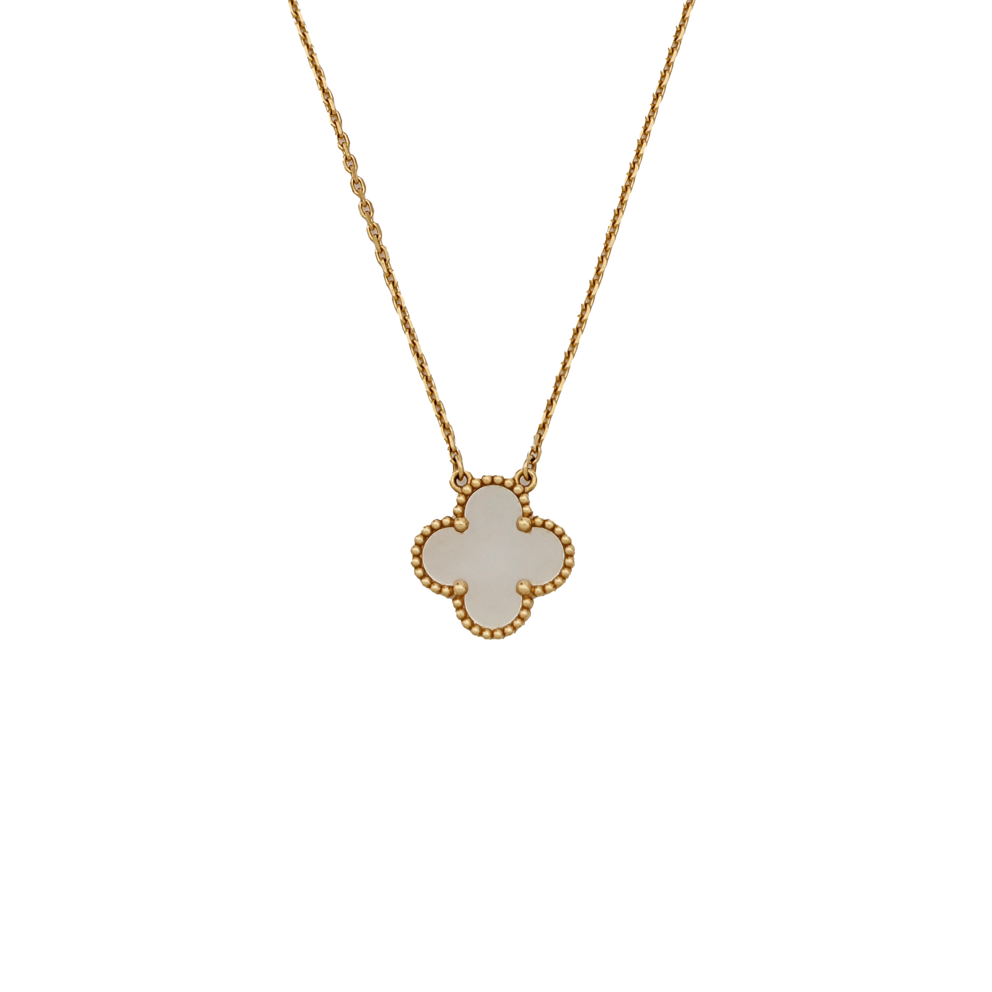 Vintage Alhambra 18k Gold Necklace