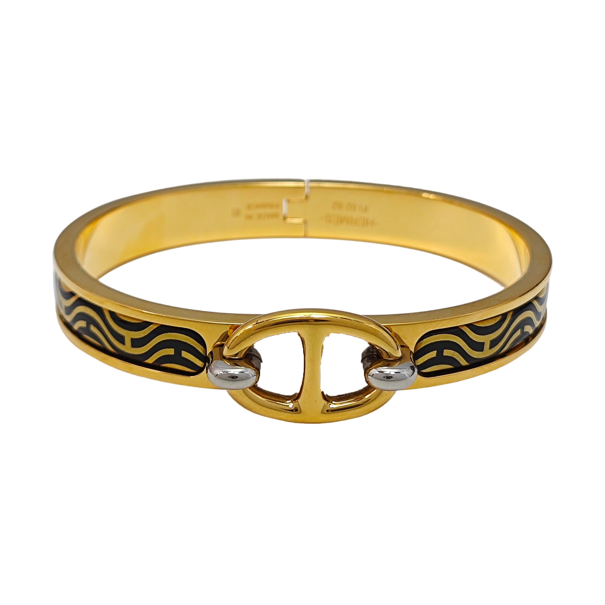 Chaine D'ancre Metal Gold Bangle