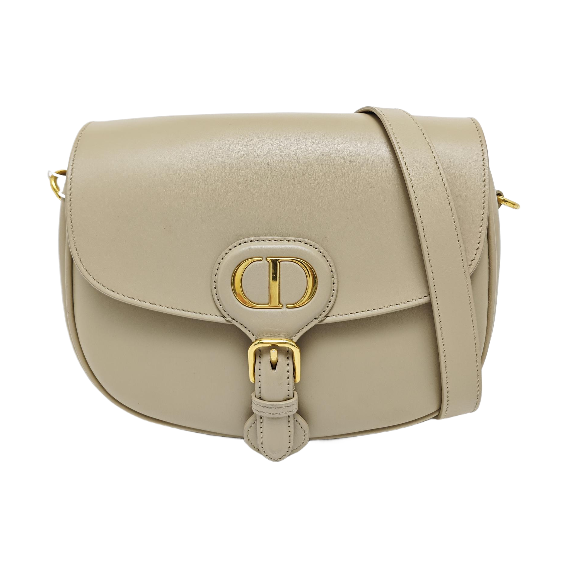 Authenticated pre-owned  Bobby Medium Calfskin Beige - Crossbody Bag at Looply